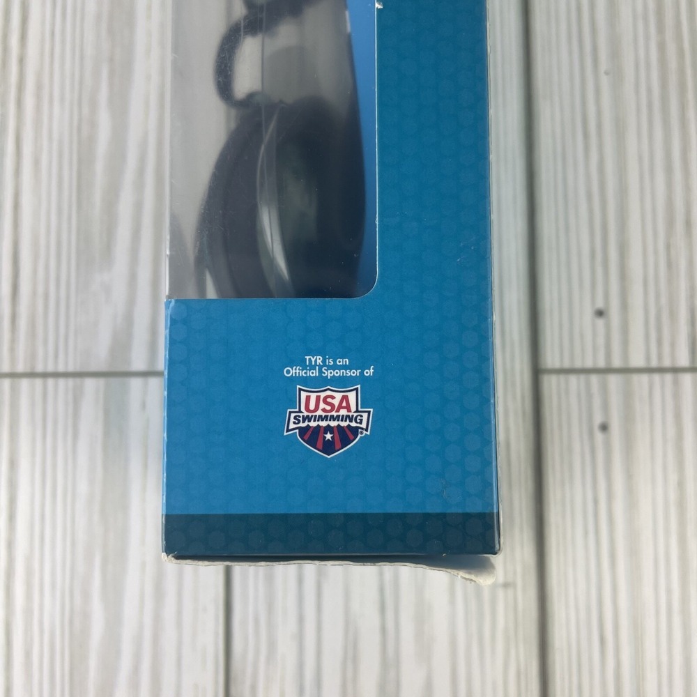 TYR Corrective Optical Swim‎ Goggles -3.50 Clear Lens Durafit Adjustable SMOKE - Picture 4 of 6